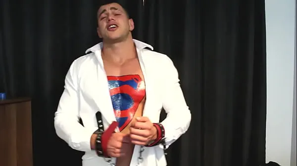 Mostrar Sexy Lycra Superman Muscle Hunk Defeated To Cum meus clipes