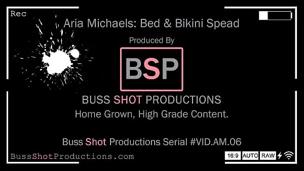 Show AM.06 Aria Michaels Bed & Bikini Spread Preview my Clips