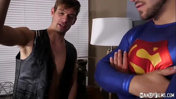 Show Superman Dante Colle Dominates Bad Guy Michael Delray! Cosplay Chastity my Clips