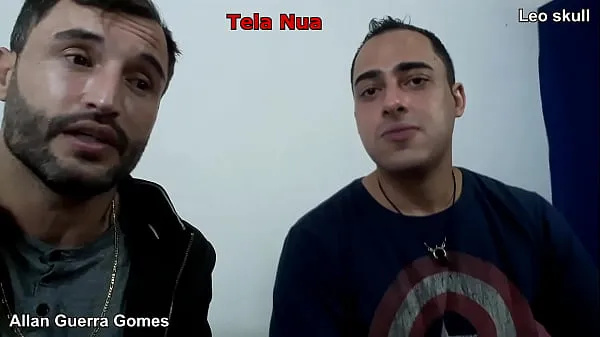 Show leo Skull chats with Allan Guerra Gomes on Tela nua's recording set my Clips
