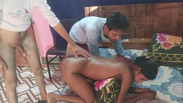 Vis First time sex desi girlfriend Threesome Bengali Fucks Two Guys and one girl , Hanif pk and Sumona and Manik mine klip